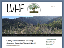 Tablet Screenshot of lvhf.org